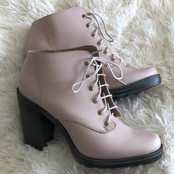 Dusty Pink Ankle Booties - Picture 4 of 4